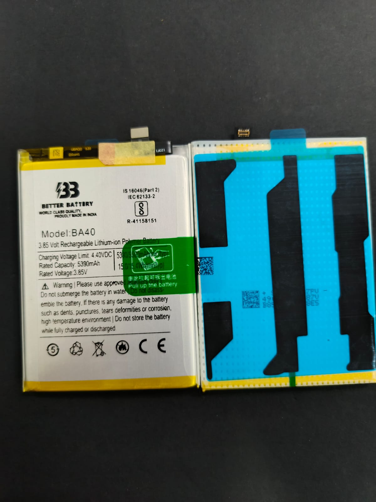 BA40 -100% Original Brand New Vivo BA40 Battery for Vivo V30e 5G V2339 Mobile